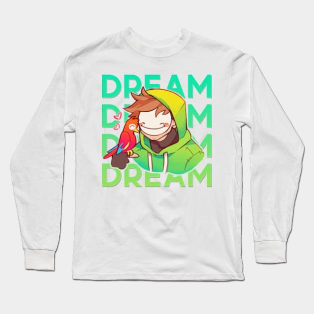 Dream with his Parrot Long Sleeve T-Shirt by SaucyBandit